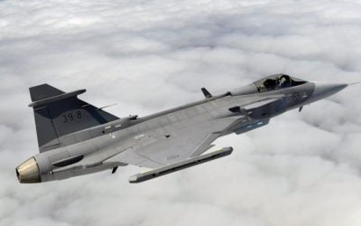 Saab envia primeiro caça Gripen para o Brasil. Apresentação será em outubro