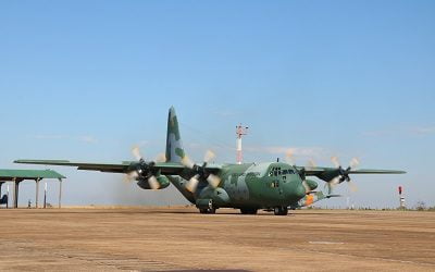 FAB lança paraquedistas e cargas das aeronaves C-130, C-105 e C-95