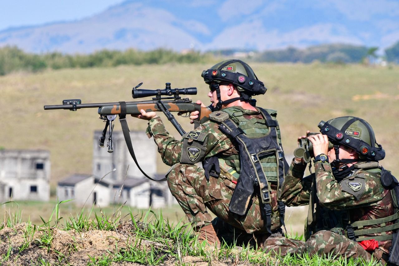 Em Um Exercito De Tiro Esportivo O Alvo Se Encontra