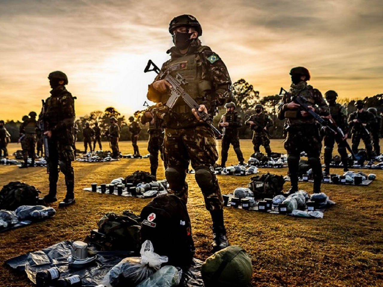 Comitiva do Exercito Brasileiro visita Israel