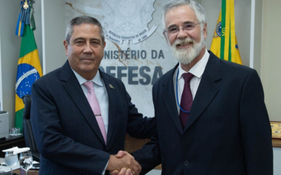 Ministério da Defesa recebe visita do Embaixador do Brasil nomeado para o Paraguai