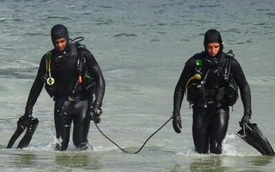 Militares concluem treinamento específico de mergulho a ar e resgate