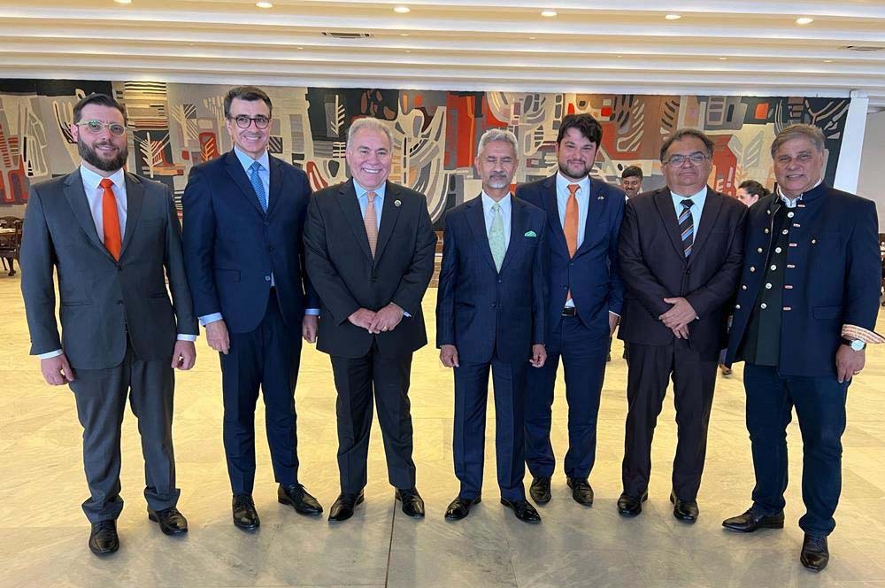 Encontro presidido pelos Ministros das Relações Exteriores do Brasil e da Índia aconteceu em Brasília nesta quarta-feira (24)