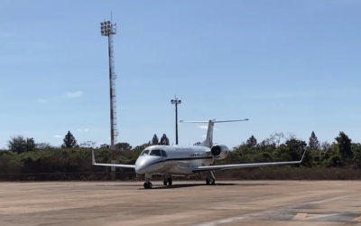 Aeronave da FAB com coração de Dom Pedro I pousa em Brasília