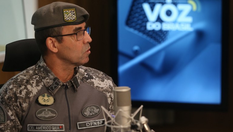 Coronel explica trabalho da Força Nacional de Segurança Pública nos estados brasileiros