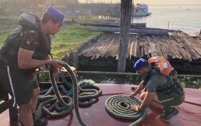 Navegação Fluvial: alunos de cursos concluem viagem de instrução