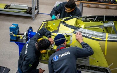 Saab conclui produção da peça importante do Gripen