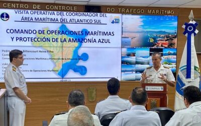 Coordenador da Área Marítima do Atlântico Sul faz visita oficial à Marinha do Brasil