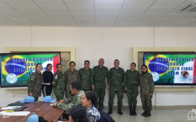 Oficiais da Marinha do Brasil capacitam militares mexicanos para operações de paz da ONU