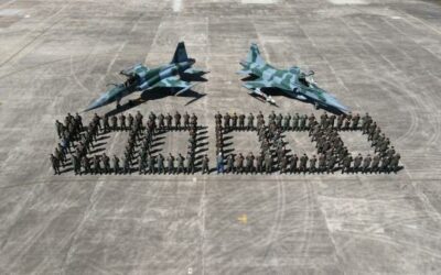Esquadrão Pampa alcança marca de 100 mil horas de voo em aeronaves de caça F-5