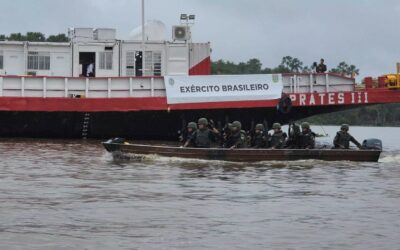 Exército contribui com a expansão de fibra óptica na Amazônia
